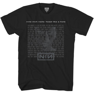 Nine Inch Nails: Head Like A Hole Shirt - Black