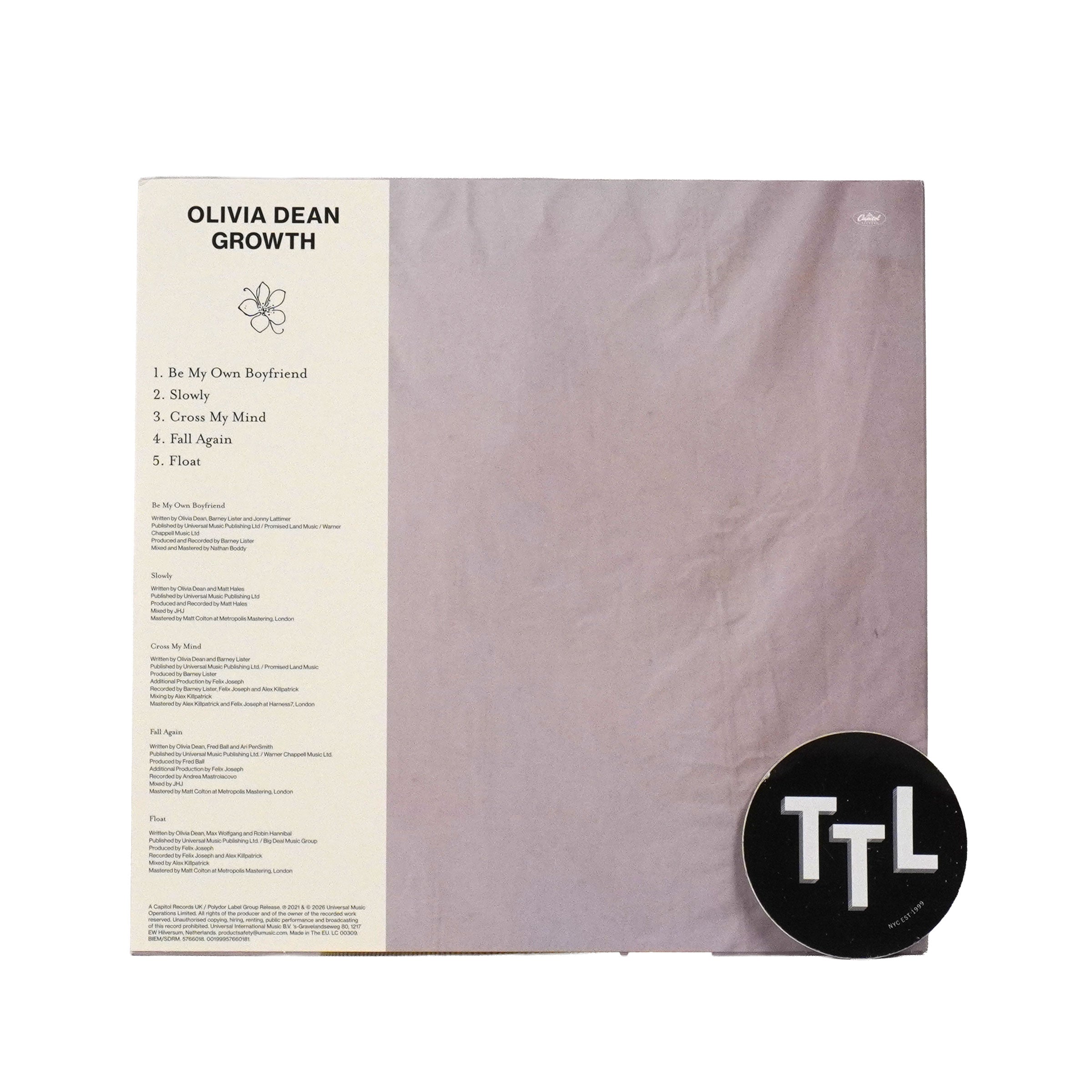 Olivia Dean growth vinyl 10” レコード 新品未開封 Olivia Dean: Growth (Colored Vinyl) Vinyl 10