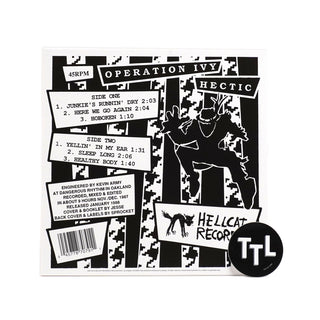 Operation Ivy: Hectic EP (Colored Vinyl) Vinyl LP