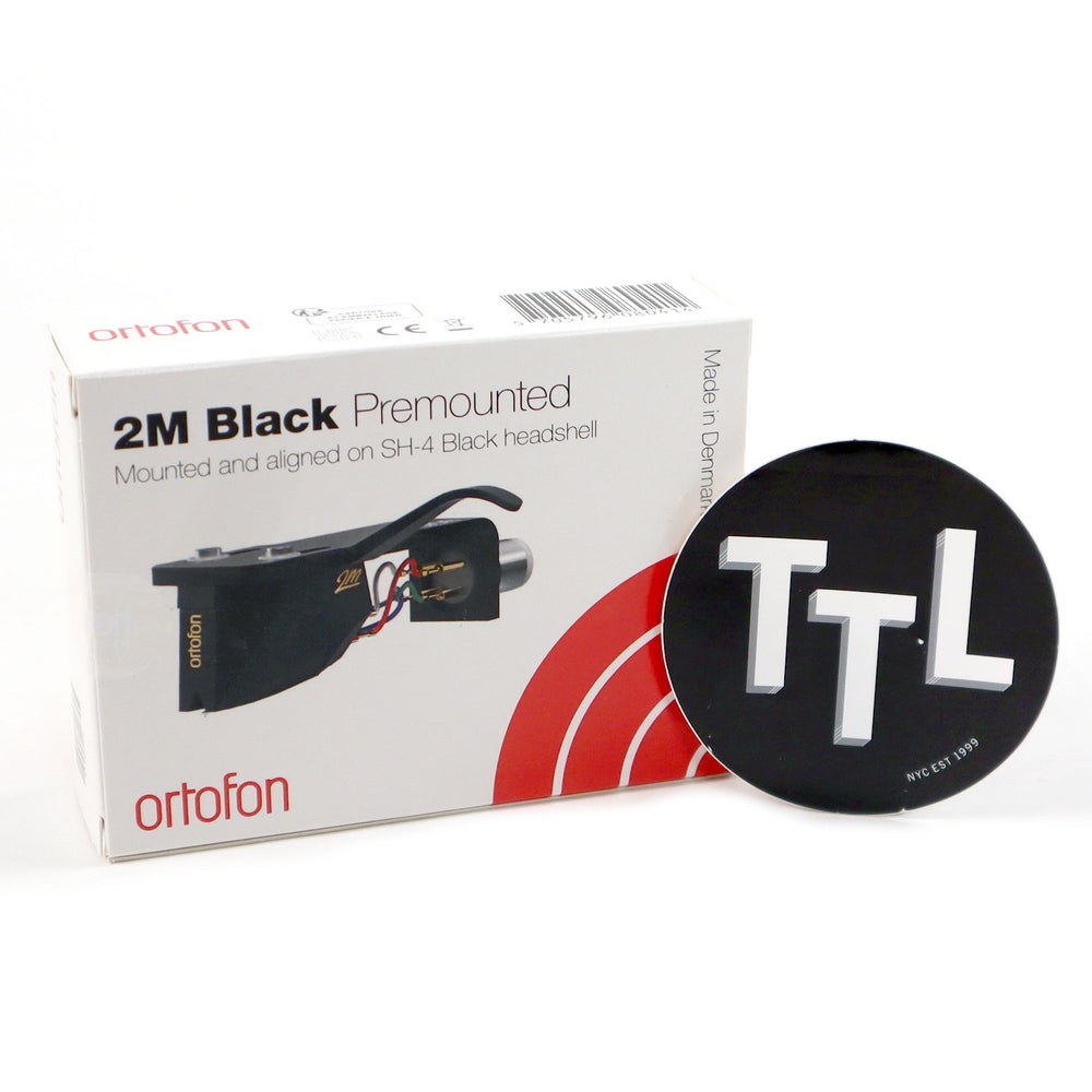 Ortofon: 2M Black Cartridge Mounted on SH-4 Headshell (Black)
