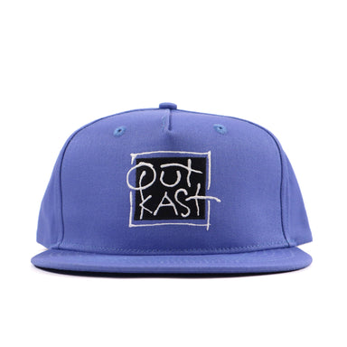 Outkast: Box Logo Snapback Hat - Blue