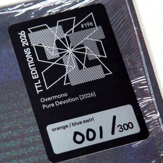 Overmono: Pure Devotion (Colored Vinyl) Vinyl LP - Turntable Lab Exclusive 