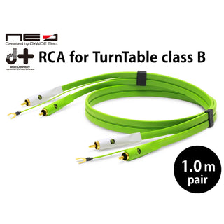 Oyaide: NEO d+ Premium RCA + Ground Turntable Cable - 1.0M