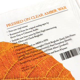 Pete Jolly: Seasons (Amber Colored Vinyl) Vinyl LP - NEW!