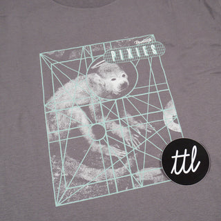Pixies: Doolittle Monkey Grid Shirt - Charcoal