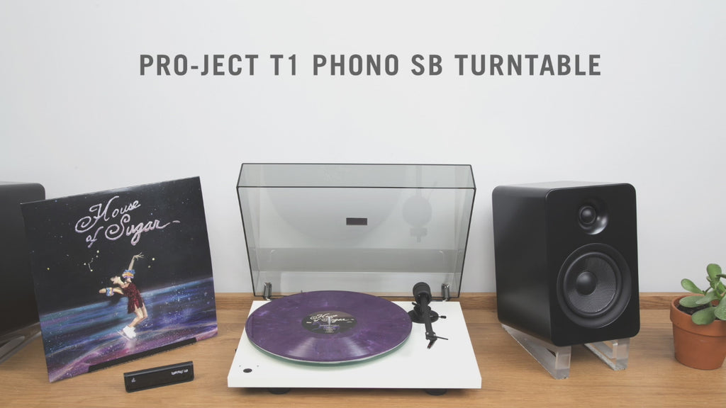 Pro-ject t1 bt om 5e noyer - platine vinyle bluetooth PRO-JECT Pas Cher 