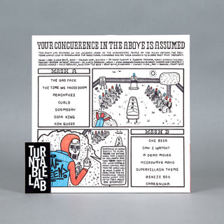 The Pro-Teens: MF TEEN - Your Concurrence In The Above Is Assumed (MF Doom Covers) (Colored Vinyl) Vinyl LP - Turntable Lab Exclusive - PRE-ORDER
