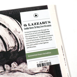 Q Lazzarus: Goodbye Horses (Green Colored Vinyl) Vinyl LP