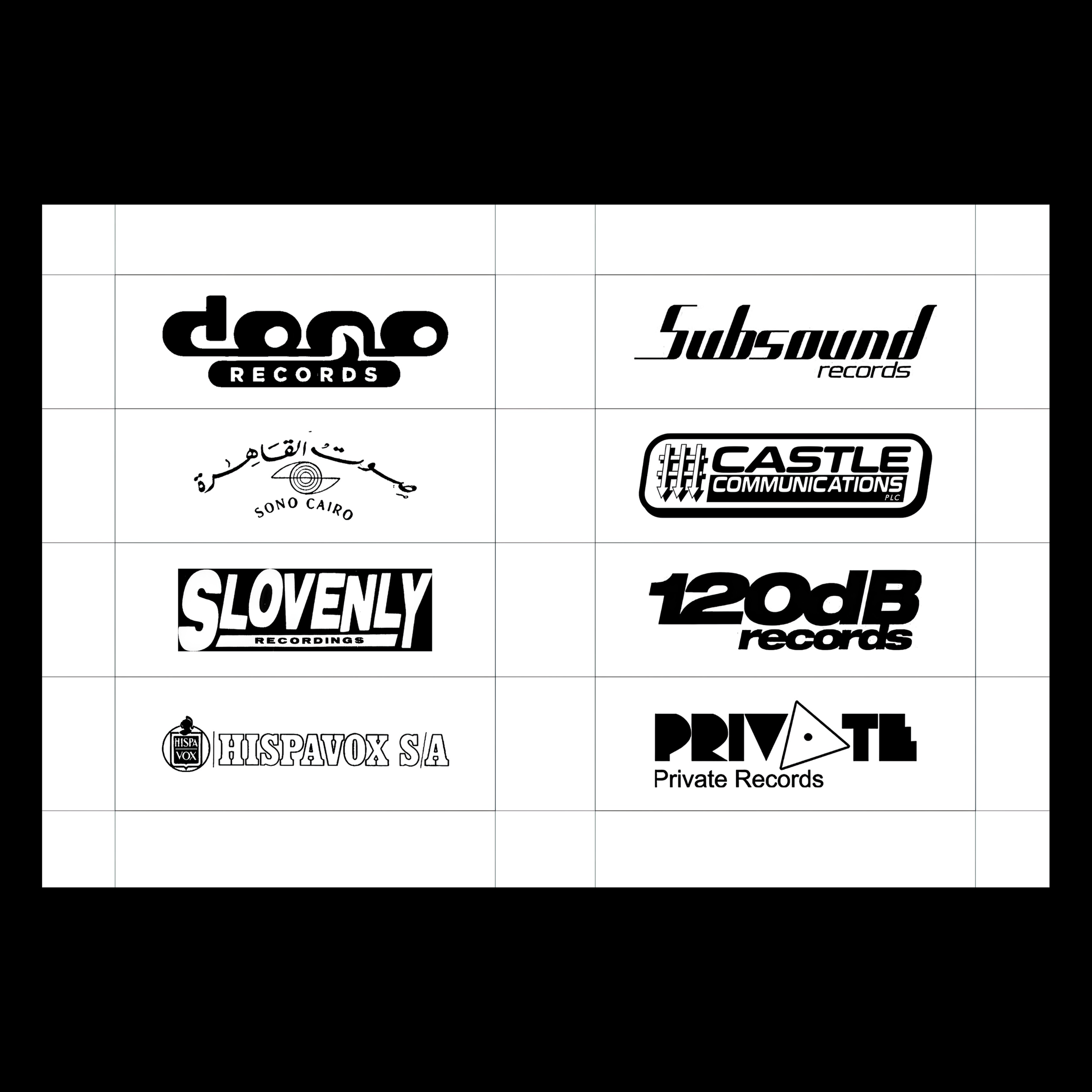Record Label Modern Famous Record Label Logos