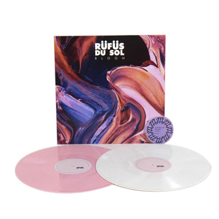 Rufus Du Sol: Bloom (180g, Pink & White Colored Vinyl) Vinyl 2LP