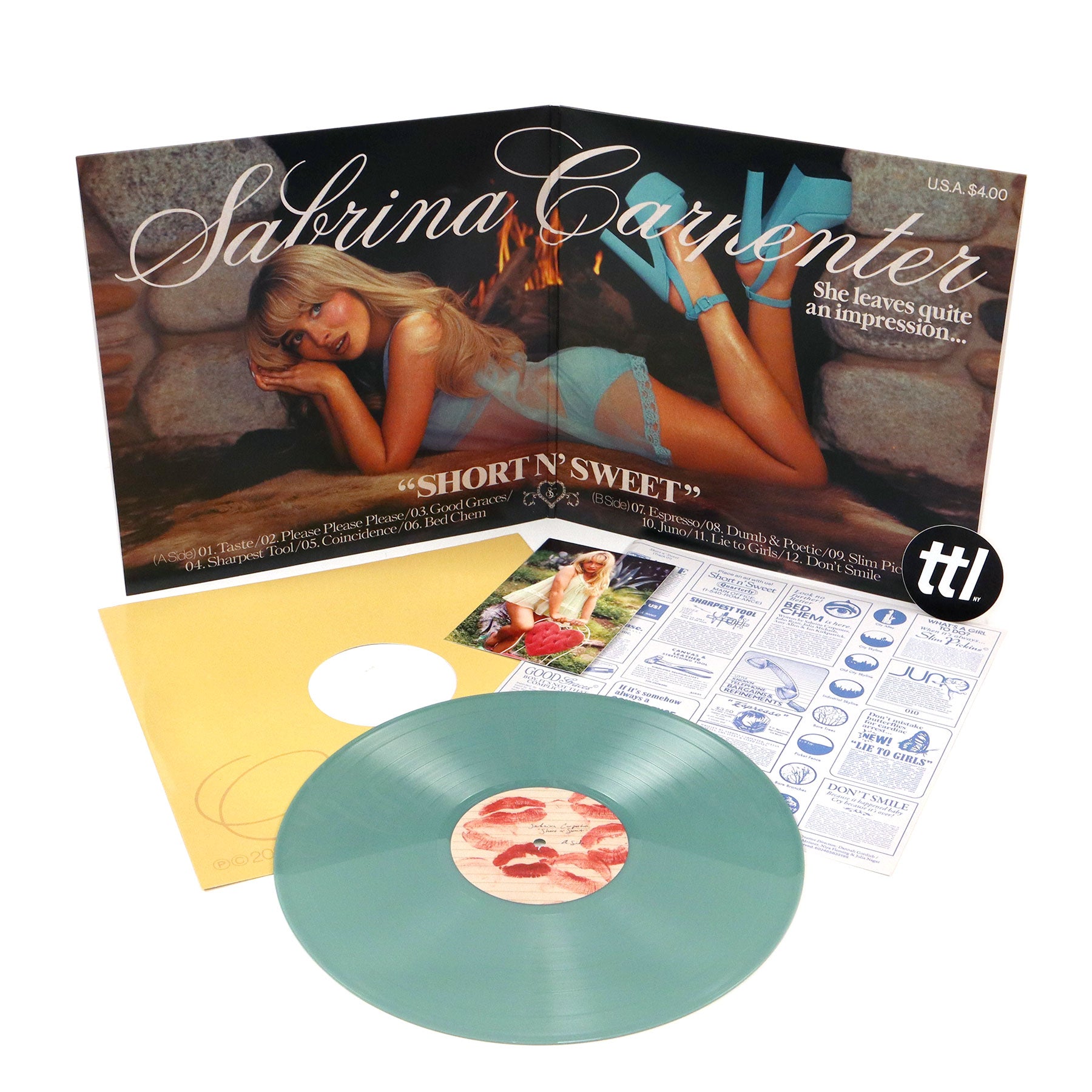 Sabrina Carpenter Short N Sweet Alternate Cover Colored Vinyl Vin sabrina-carpenter-short-n-sweet-alternate-cover-colored-vinyl-vin