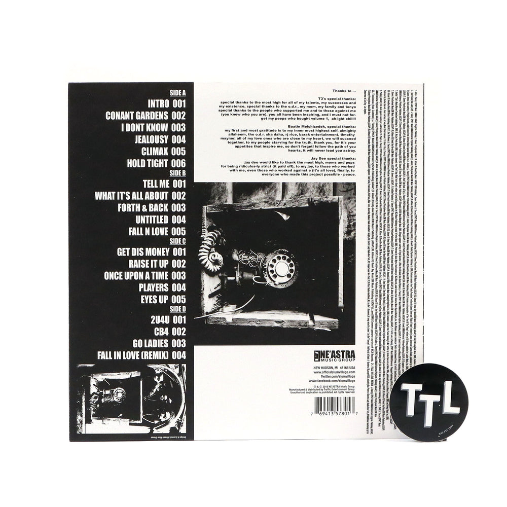 Slum Village: Fan-Tas-Tic Vol.2 Instrumentals (Colored Vinyl) Vinyl 2LP