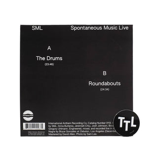SML: Spontaneous Music Live Vinyl LP