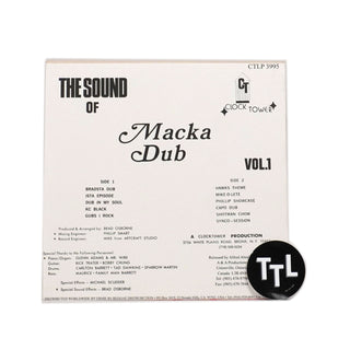 Carlton & Aston 'Family Man' Barrett: The Sound of Macka Dub Vol.1 Vinyl LP