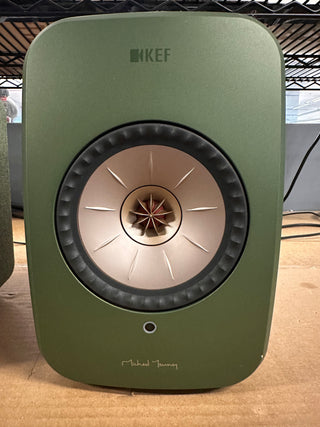 KEF: LSX II Powered Speakers - Olive Pair (Open Box Special)