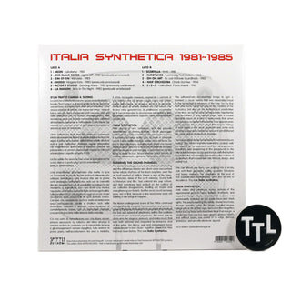 Spittle Records: Italia Synthetica 1981-85 (Colored Vinyl) Vinyl LP