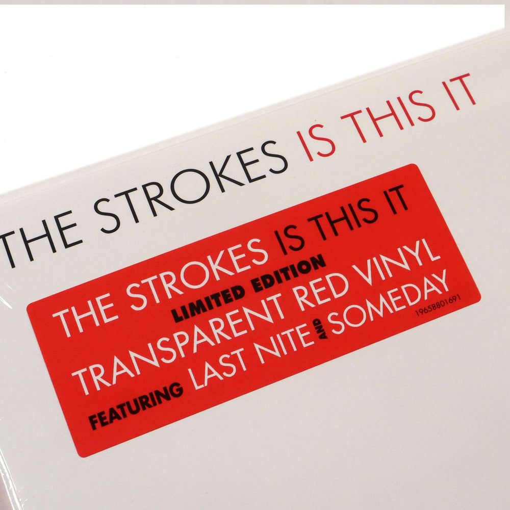 The Strokes: Is This It (Import, Red Colored Vinyl) Vinyl LP