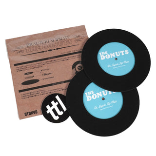 Stokyo: Dr. Suzuki The Donuts 7" Slipmats - Black (Pair)