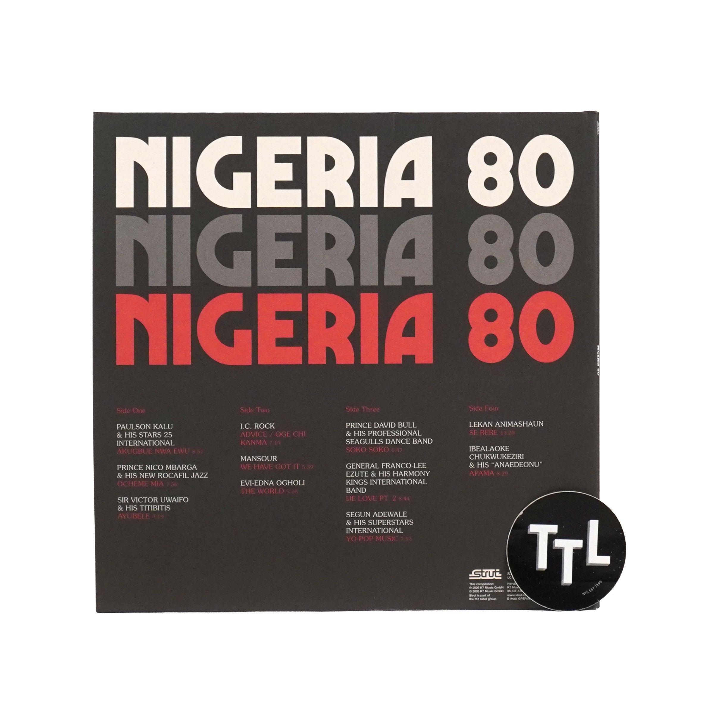 Strut Records: Nigeria 80 (Indie Exclusive Colored Vinyl) Vinyl