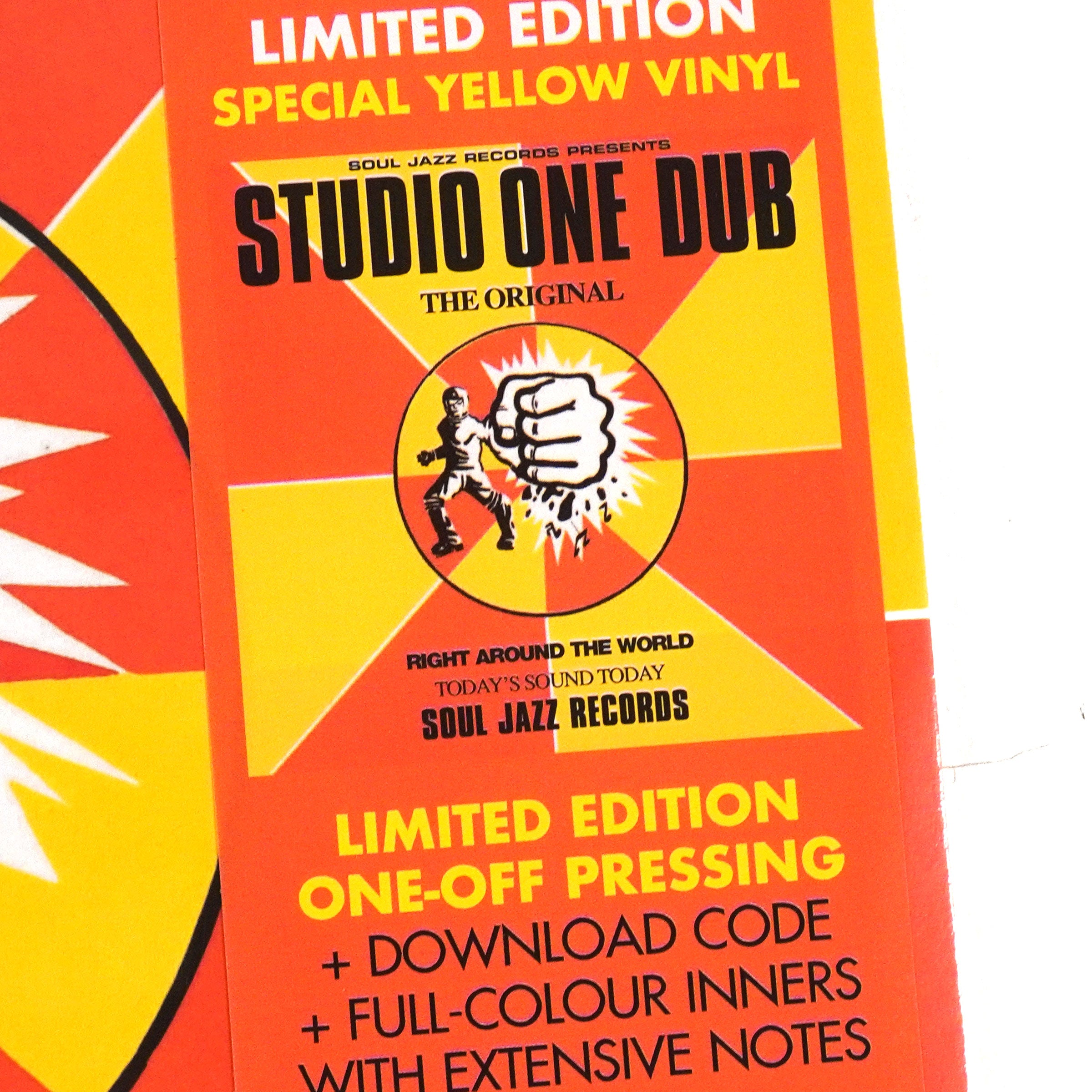 Soul Jazz Records: Studio One Dub (Yellow Colored Vinyl) Vinyl 2LP