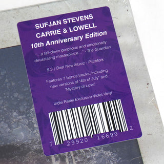 Sufjan Stevens: Carrie & Lowell - 10th Anniversary Edition (Indie Exclusive Colored Vinyl) Vinyl 2LP
