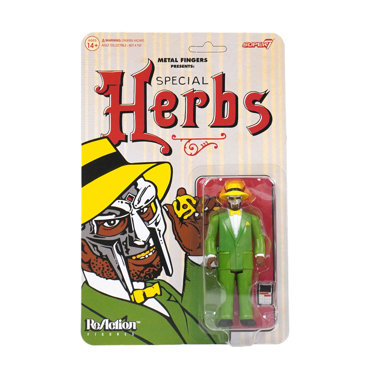 Super7: MF DOOM Special Herbs ReAction Figure — TurntableLab.com