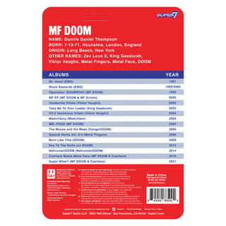 Super7: MF DOOM NYC ReAction Toy Figure