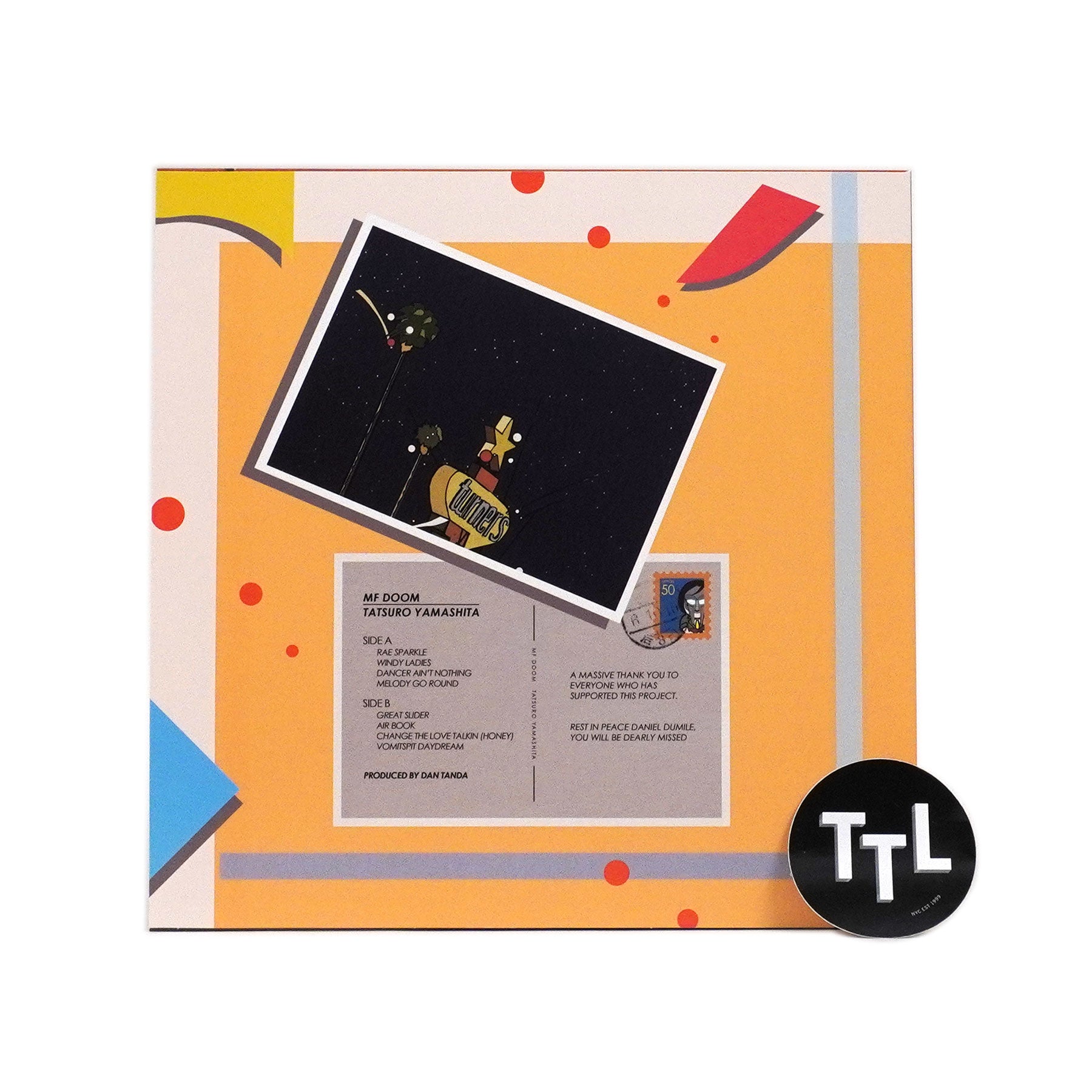 Dan Tanda: MF DOOM x Tatsuro Yamashita Vinyl LP