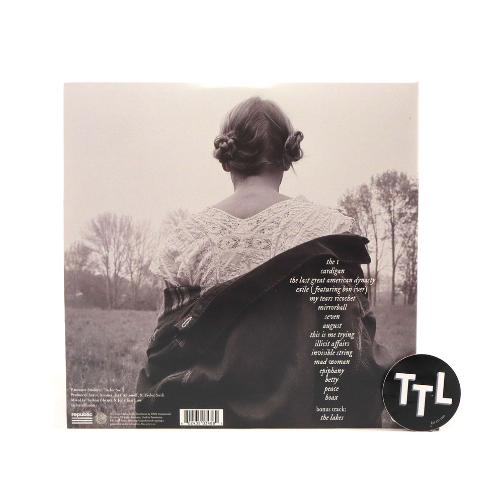 Taylor Swift: Folklore (Colored Vinyl) Vinyl 2LP