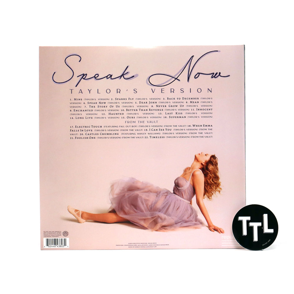 Taylor Swift: Speak Now - Taylor's Version (Colored Vinyl) Vinyl 3LP
