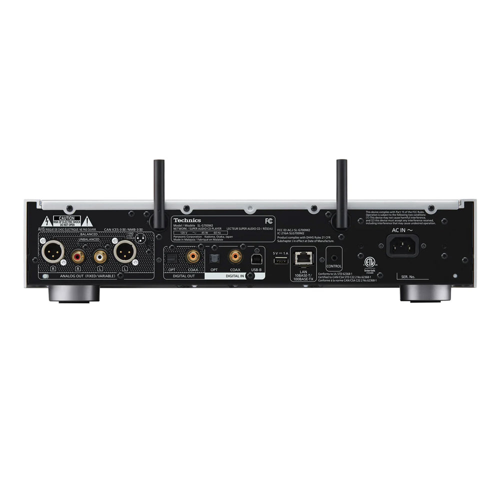 Technics: SL-G700M2-S SACD / CD Player + Network Streamer