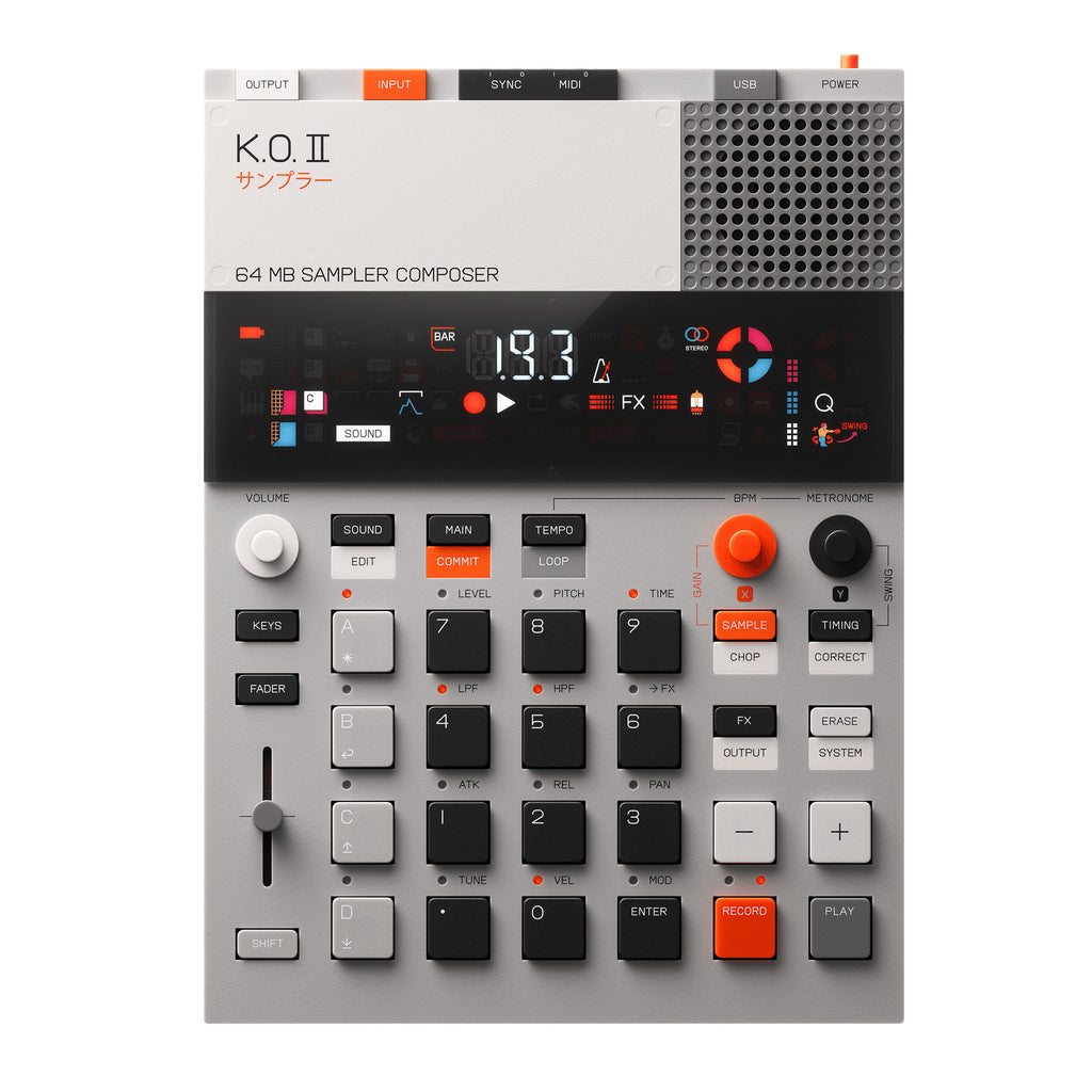 Teenage Engineering: EP-133 K.O. II 64MB Sampler Composer Teenage Engineering: EP-133 K.O. II 64MB Sampler Composer