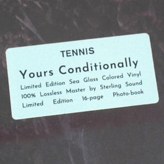 Tennis: Yours Conditionally (Colored Vinyl) Vinyl LP