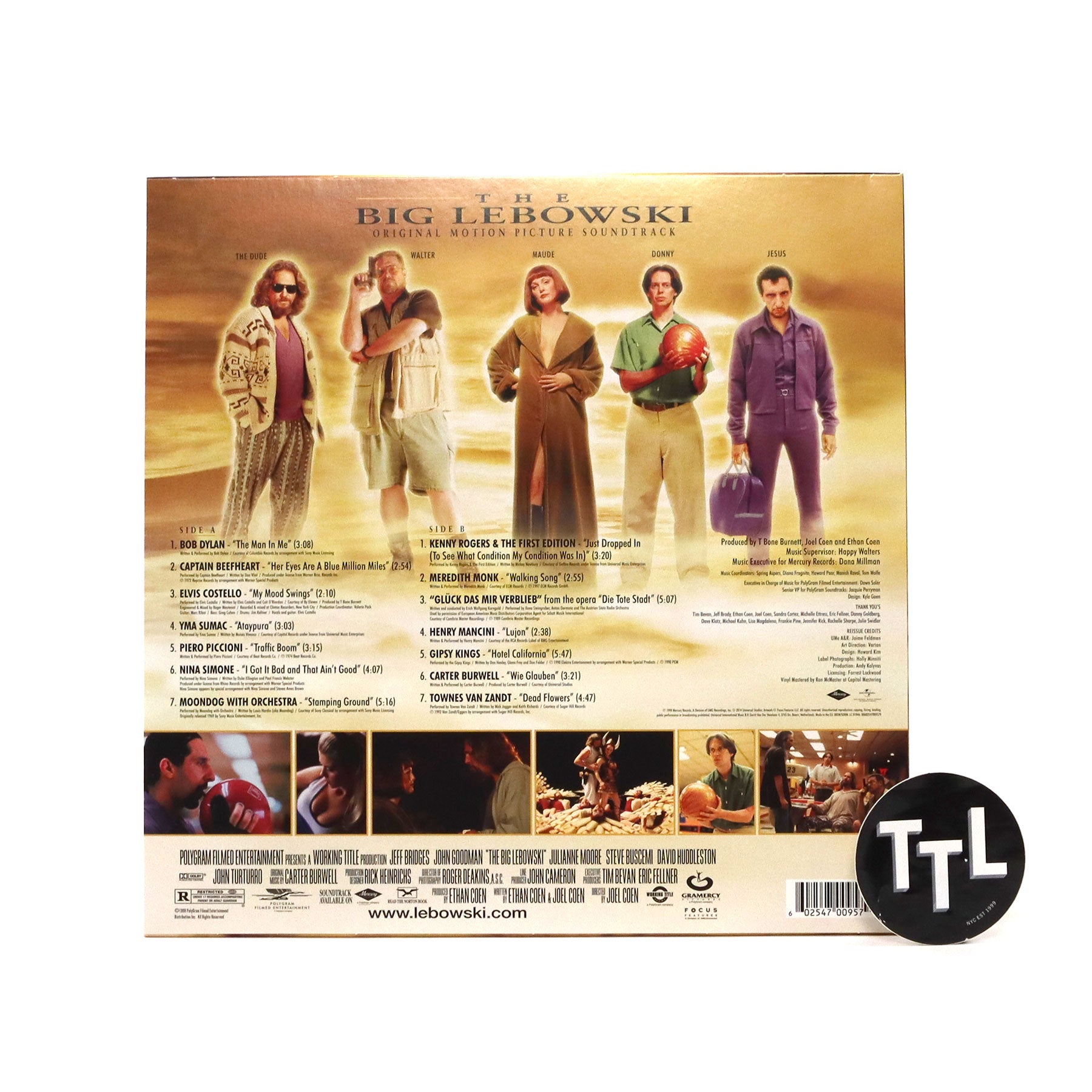 The Big Lebowski Soundtrack Vinyl LP TurntableLab The big lebowski soundtrack vinyl lp turntablelab
