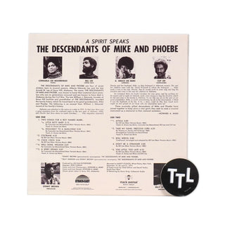 The Descendants Of Mike And Phoebe: A Spirit Speaks (180g) Vinyl LP
