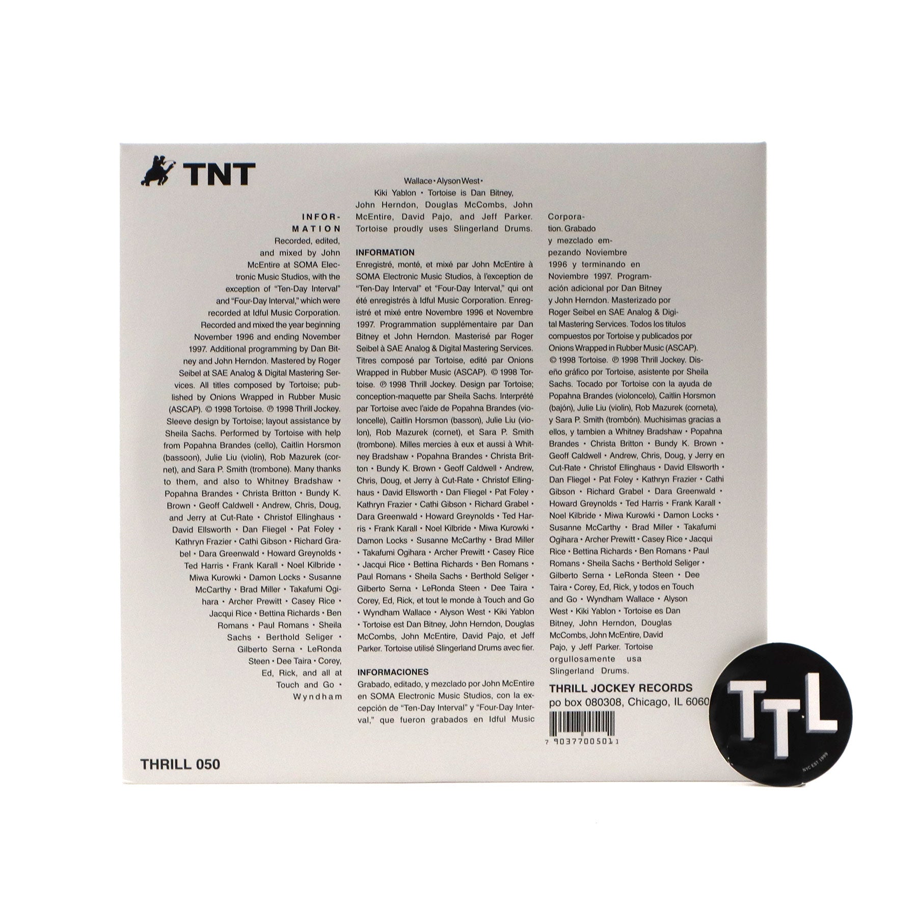 Tortoise TNT 限定カラーエディション レコード LP