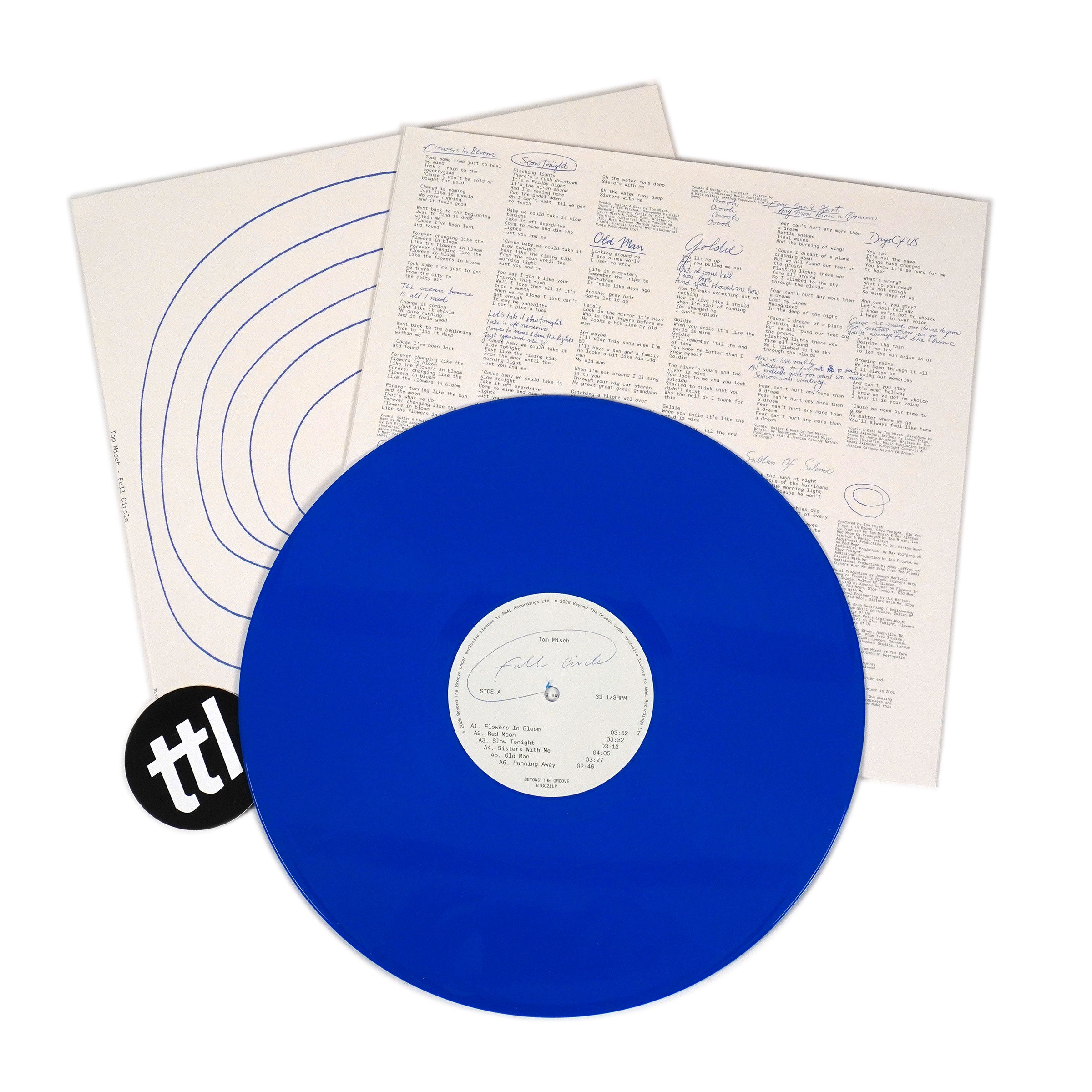 洋楽 Tom Misch-Full Circle BR Blue &white LP Tom Misch: Full Circle (Indie Exclusive Colored Vinyl) Vinyl LP