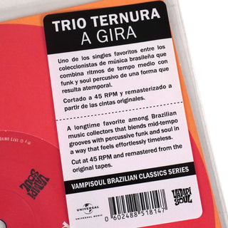 Trio Ternura: A Gira / Last Tango In Paris Vinyl 7"