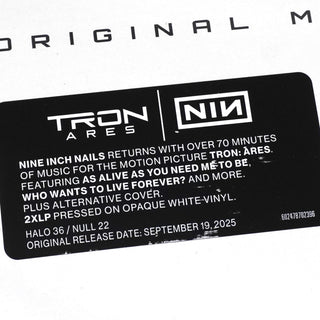 Nine Inch Nails: TRON - Ares Soundtrack (Colored Vinyl) Vinyl 2LP