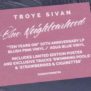 Troye Sivan: Blue Neighbourhood 'Ten Years On' - 10th Anniversary Edition (Colored Vinyl) Vinyl 2LP - PRE-ORDER