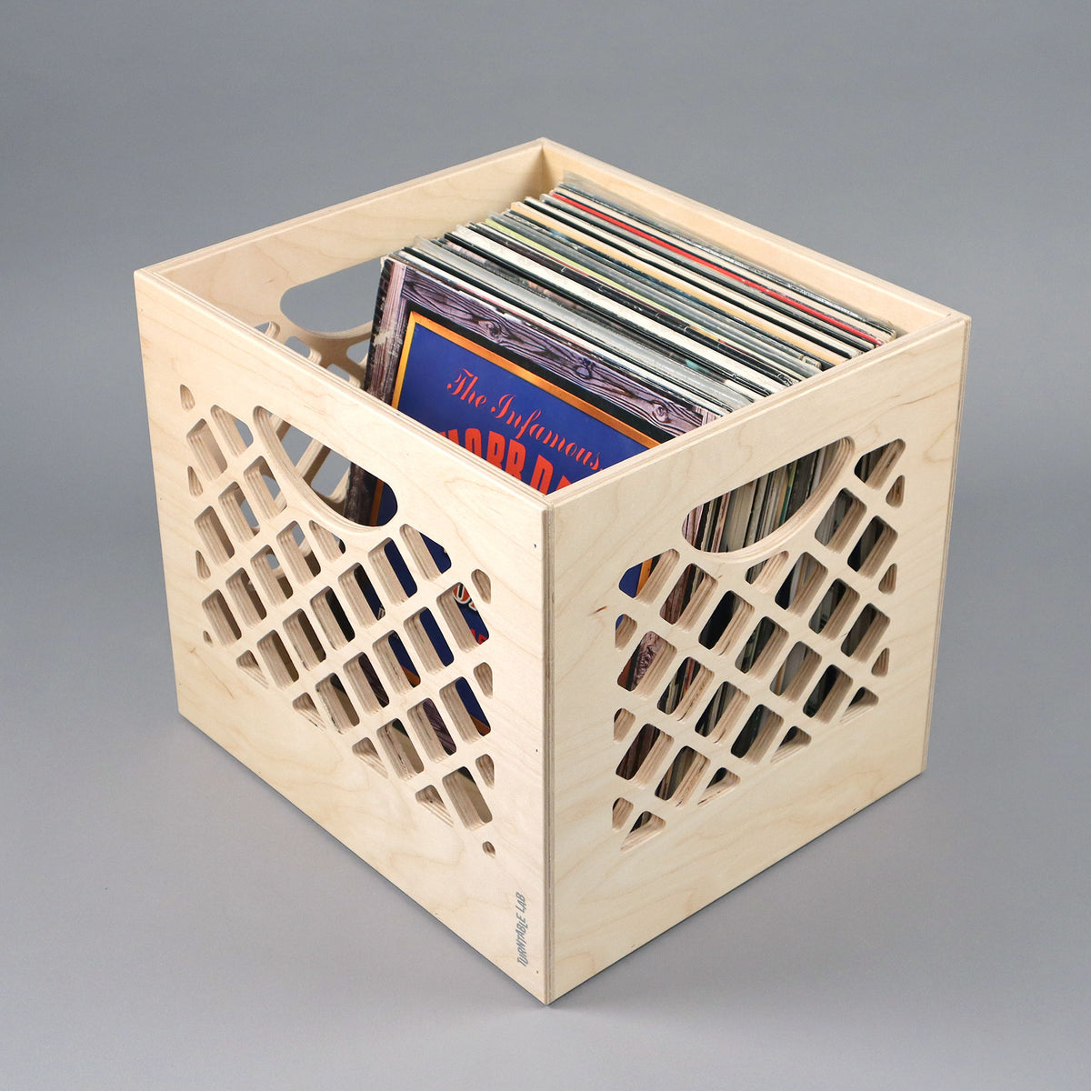 Turntable Lab: Collector Wooden Record Storage Crate — TurntableLab.com