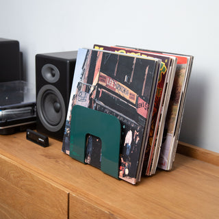 Turntable Lab: Mod3 Vinyl Record Rack Organizer - Green