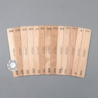 Turntable Lab: Wooden LP Dividers For Vinyl Records - Alpha