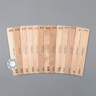 Turntable Lab: Wooden LP Dividers For Vinyl Records - Alpha