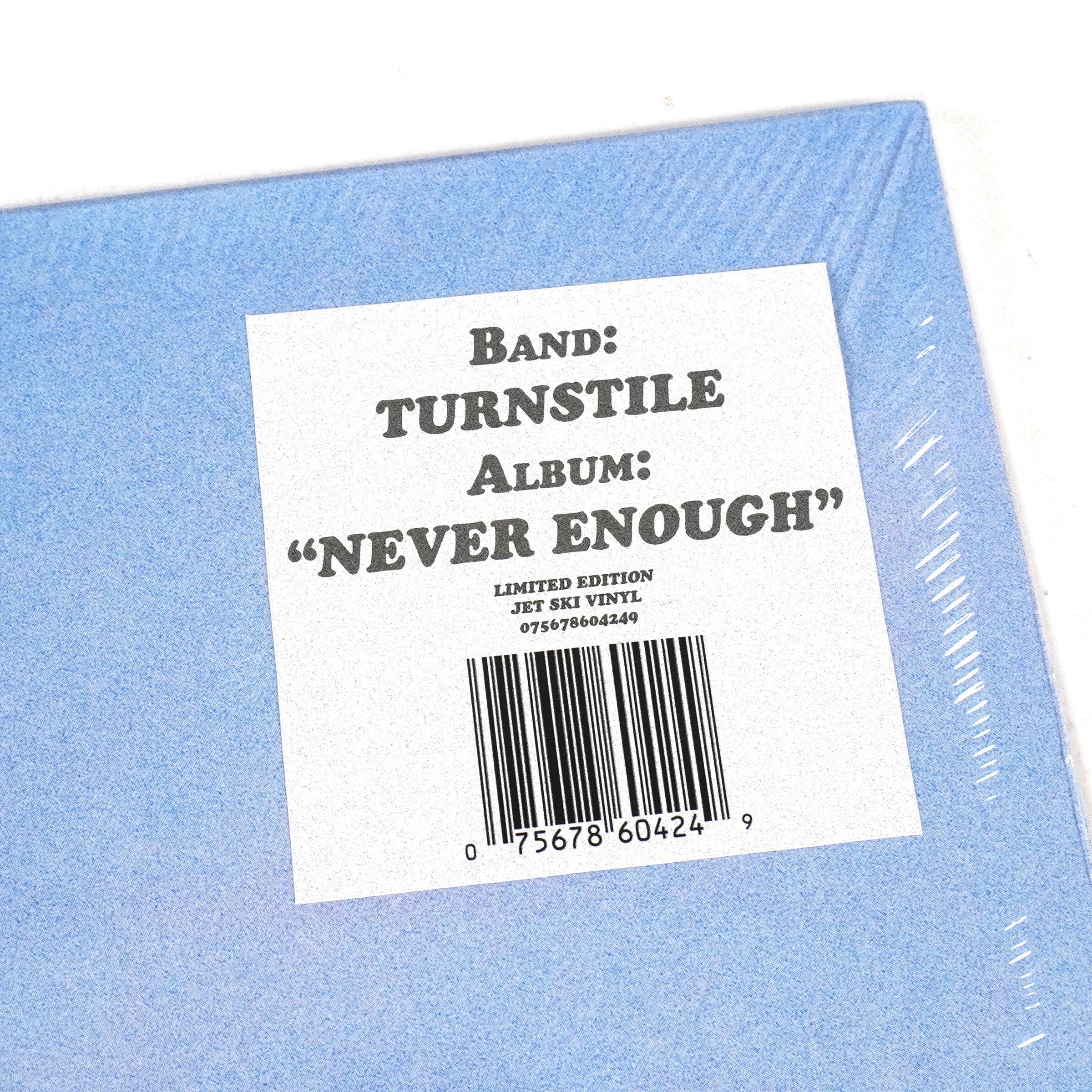 Turnstile: Never Enough (Blue Colored Vinyl) Vinyl LP