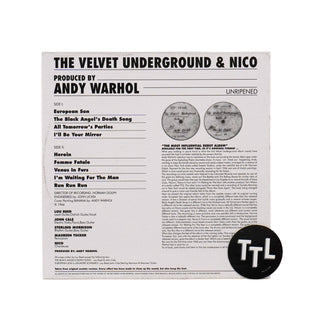 The Velvet Underground & Nico: Unripened - Demos And Rare Tracks Vinyl LP