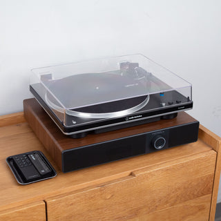 Victrola: Soundstage Soundbase with AT-LP70X Turntable