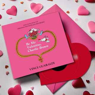 Vince Guaraldi: Be My Valentine, Charlie Brown (Heart Shaped Colored Vinyl) Vinyl 12"
