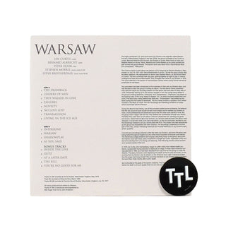 Warsaw: Warsaw (180g, Import, Colored Vinyl) Vinyl LP