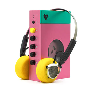 We Are Rewind: WE-001 Portable Cassette Player w/ Bluetooth & EQ-002 Headphones Bundle